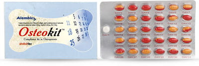 Osteokit Strip Of 30 Capsules & 1 Tablet Combikit