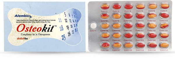 Osteokit Strip Of 30 Capsules & 1 Tablet Combikit