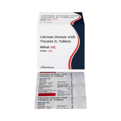 Milical Od3 740/400iu Strip Of 10 Tablets