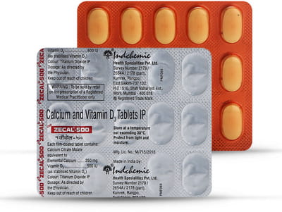 New Zecal 500 Strip Of 15 Tablets