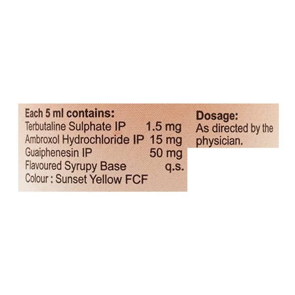 New Brozeet 50/1.5/15Mg Bottle Of 100Ml Syrup