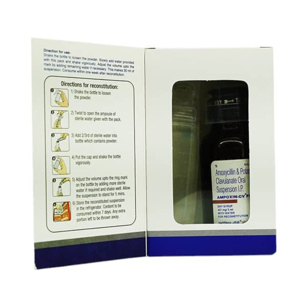Ampoxin Cv Forte 457 Mg Bottle Of 30ml Syrup