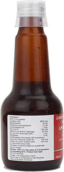 Lycostar Sugar Free Bottle Of 200ml Suspension