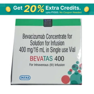 Bevatas 400Mg Vial Of 16Ml Solution For Infusion