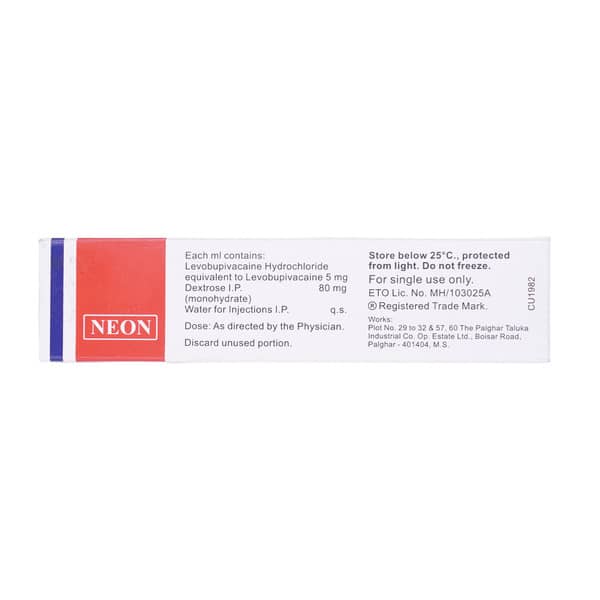 Levo Anawin 0.5 % Ampoule Of 4Ml Solution For Injection