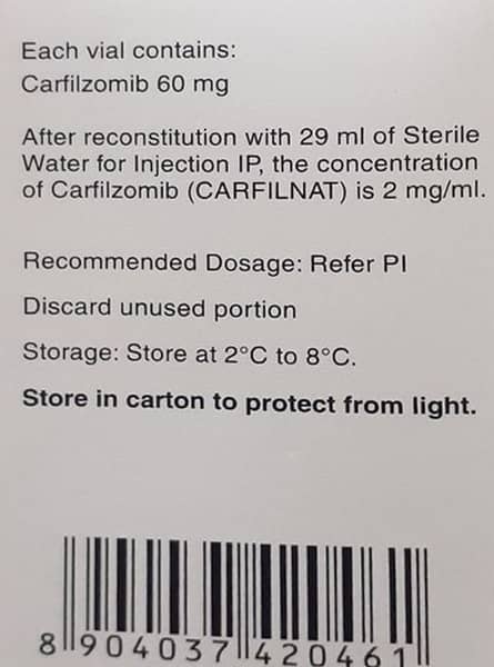 Carfilnat 60Mg Dry Vial Of 1 Powder For Injection