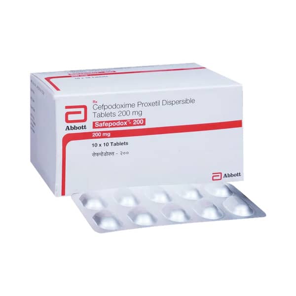 Safepodox 200mg Strip Of 10 Tablets