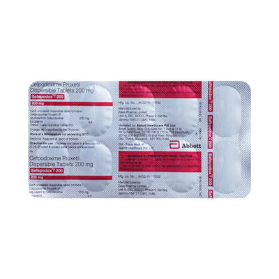 Safepodox 200mg Strip Of 10 Tablets