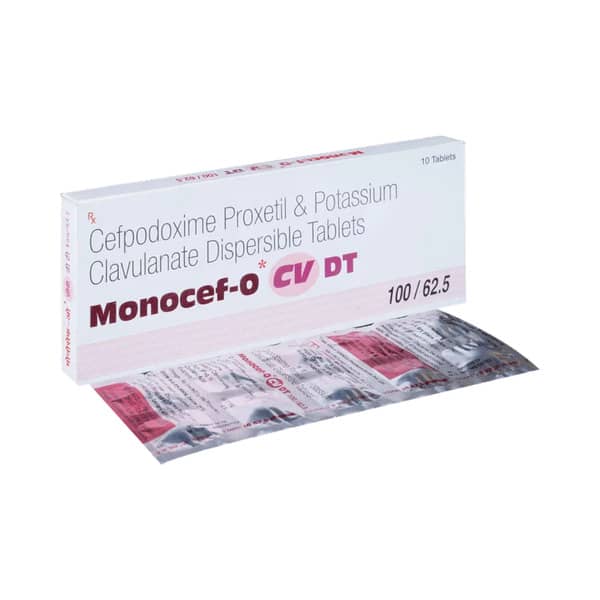 Monocef O Cv 100/62.5mg Dt Strip Of 10 Tablets