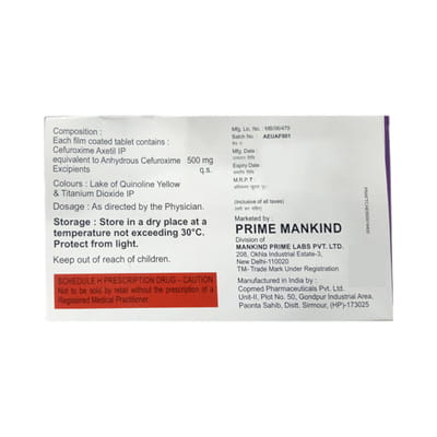 Cefablast 500mg Strip Of 10 Tablets