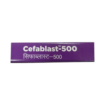Cefablast 500mg Strip Of 10 Tablets