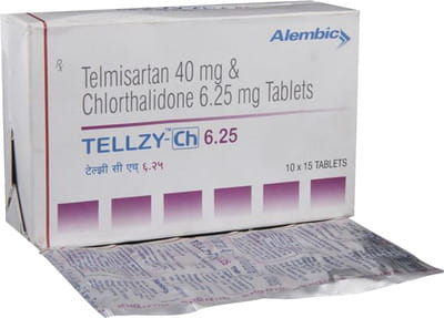 Tellzy Ch 40/6.25mg Strip Of 15 Tablets