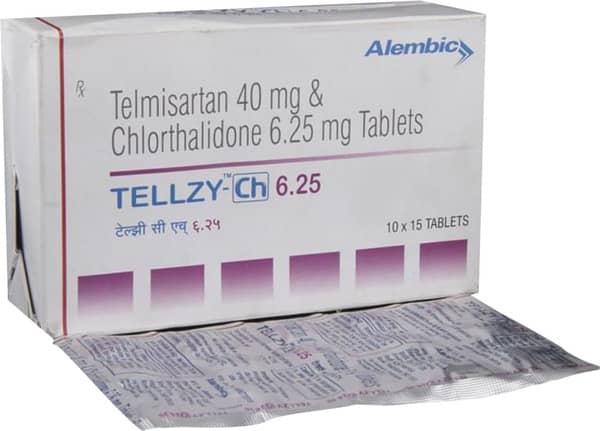 Tellzy Ch 40/6.25mg Strip Of 15 Tablets