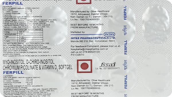 Ferpill Strip Of 10 Capsules