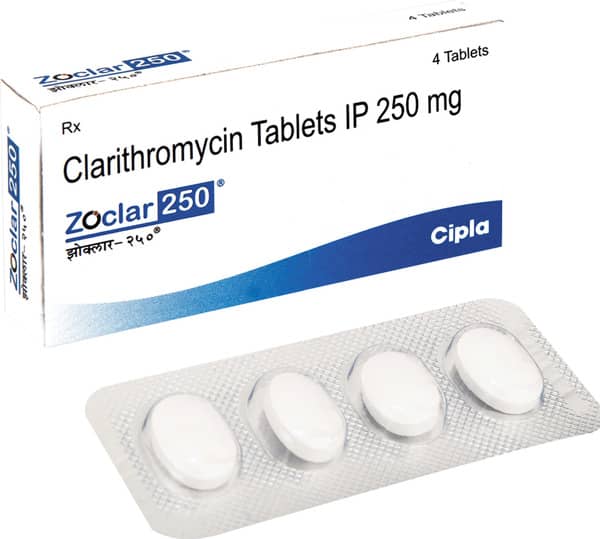 Zoclar 250mg Strip Of 4 Tablets
