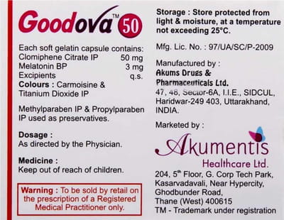 Goodova 50mg Strip Of 5 Capsule