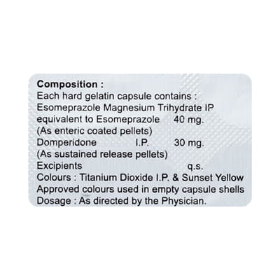 Esium D 30/40mg Strip Of 10 Capsules