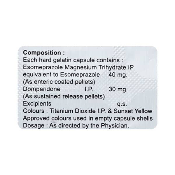 Esium D 30/40Mg Strip Of 10 Capsules