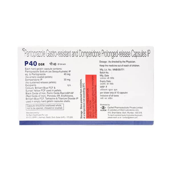 P40 Dsr 30/40mg Strip Of 10 Capsules