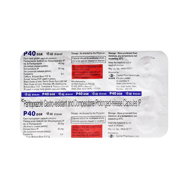 P40 Dsr 30/40mg Strip Of 10 Capsules