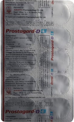 Prostagard D 4mg Strip Of 10 Capsules