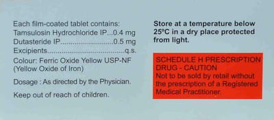 Tamsukem-D 0.4/0.5 Mg Strip Of 15 Tablets