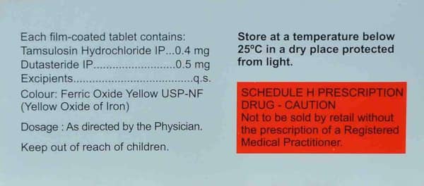 Tamsukem-D 0.4/0.5 Mg Strip Of 15 Tablets