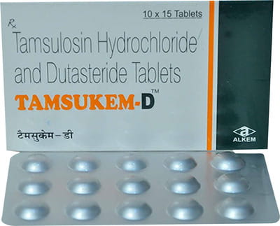 Tamsukem-D 0.4/0.5 Mg Strip Of 15 Tablets