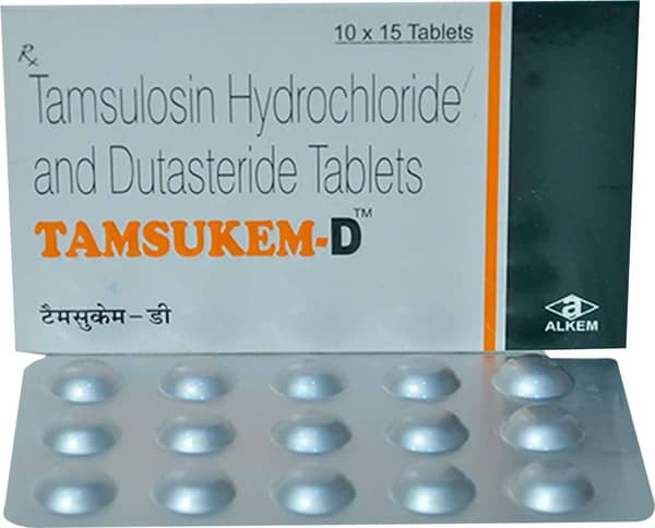 Tamsukem-D 0.4/0.5 Mg Strip Of 15 Tablets
