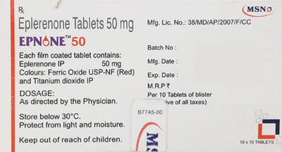 Epnone 50 Mg Strip Of 10 Tablets
