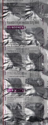Rozat F 5/160 Mg Strip Of 10 Tablets