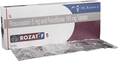 Rozat F 5/160 Mg Strip Of 10 Tablets