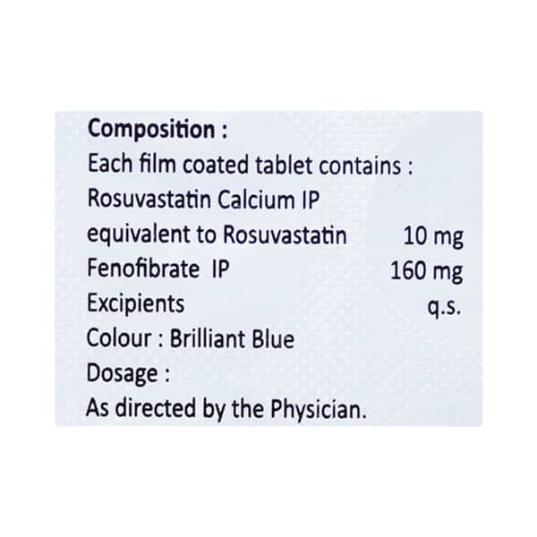 Normalip F 10/160 Mg Strip Of 10 Tablets