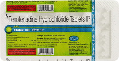 Etofex 180mg Strip Of 10 Tablets