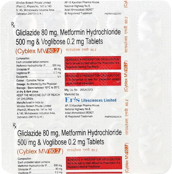Cyblex Mv 80.2mg Strip Of 15 Tablets