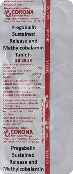 GB-29 SR Tablet