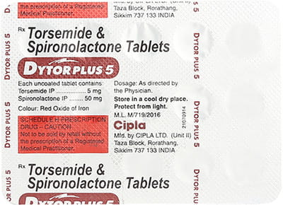 Dytor Plus 5mg Strip Of 15 Tablets