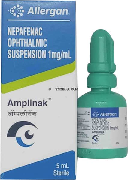 Amplinak Bottle Of 5ml Ophthalmic Suspension