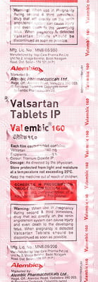 Valembic 160mg Strip Of 10 Tablets