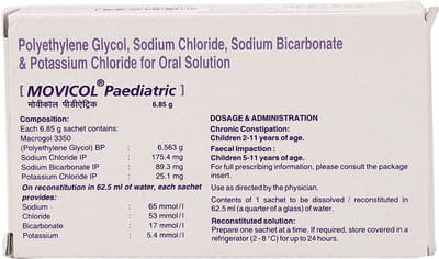 Movicol Paediatric Sachet Of 6.85gm Powder (Pack Of 3)