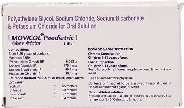 Movicol Paediatric Sachet Of 6.85gm Powder (Pack Of 3)
