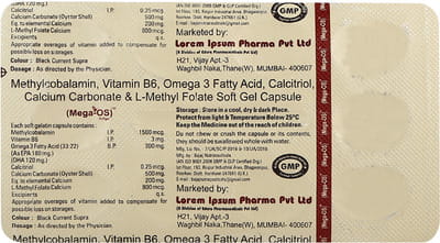 Mega Os Strip Of 10 Capsules