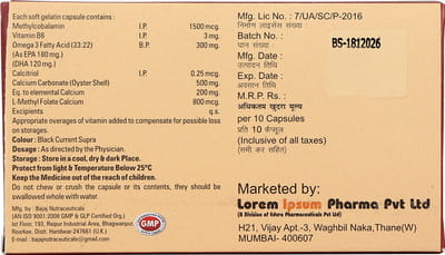 Mega Os Strip Of 10 Capsules