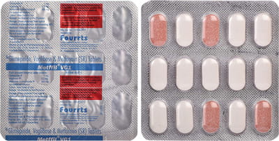 Metffil Vg1 Strip Of 15 Tablets