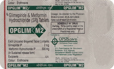 Opglim M2 Strip Of 10 Tablets