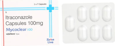 Mycoclear 100mg Strip Of 7 Capsules