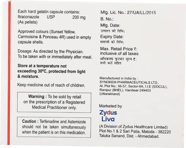 Mycoclear 200Mg Capsule 7'S