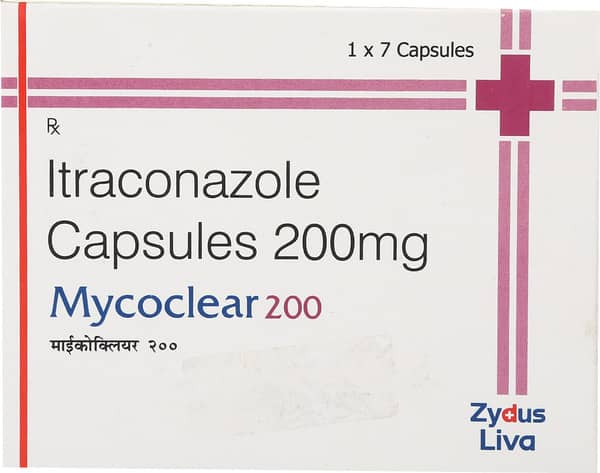 Mycoclear 200Mg Capsule 7'S