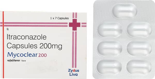 Mycoclear 200Mg Capsule 7'S