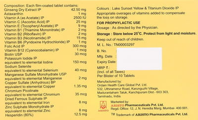Aristo V Total Strip Of 10 Tablets